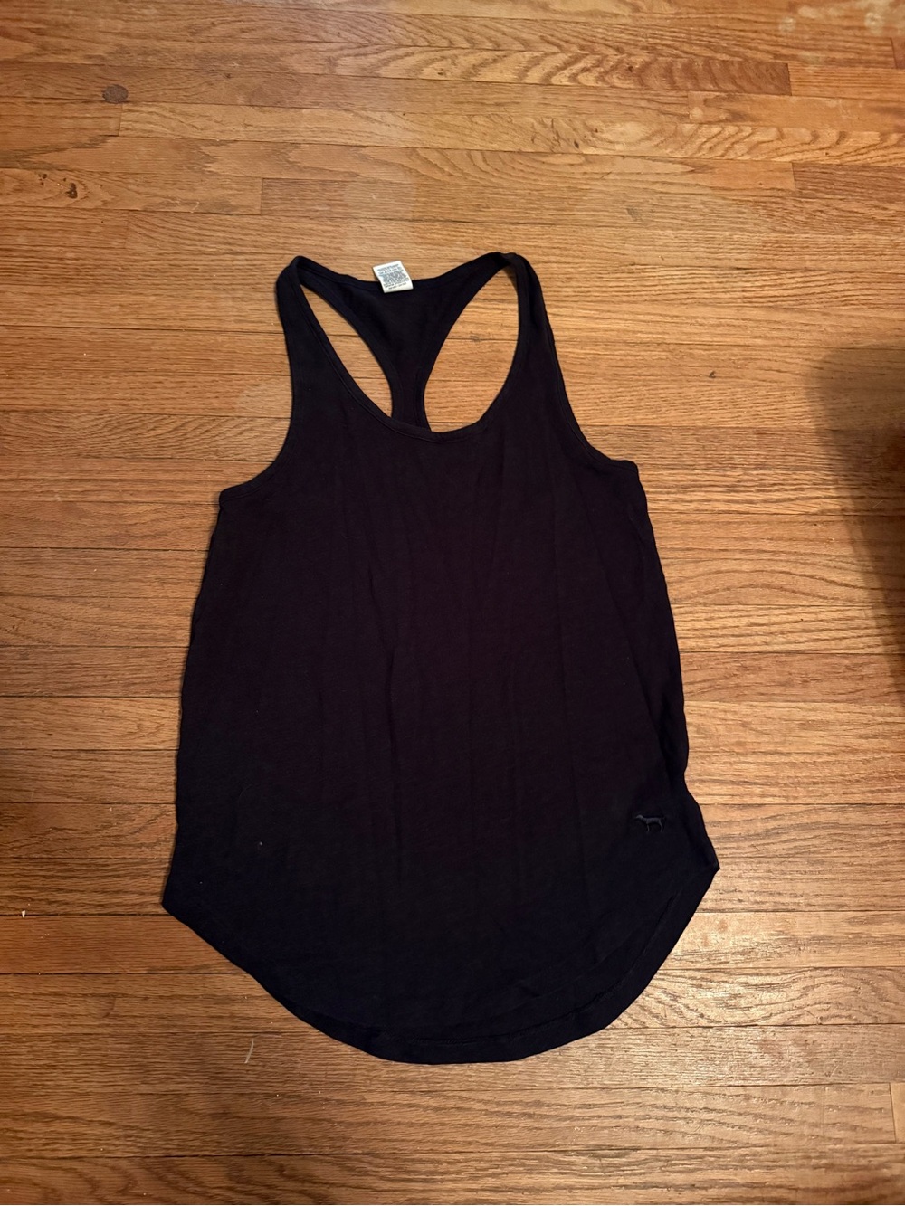 PINK Victoria's Secret Black Racerback Tank - Size XS